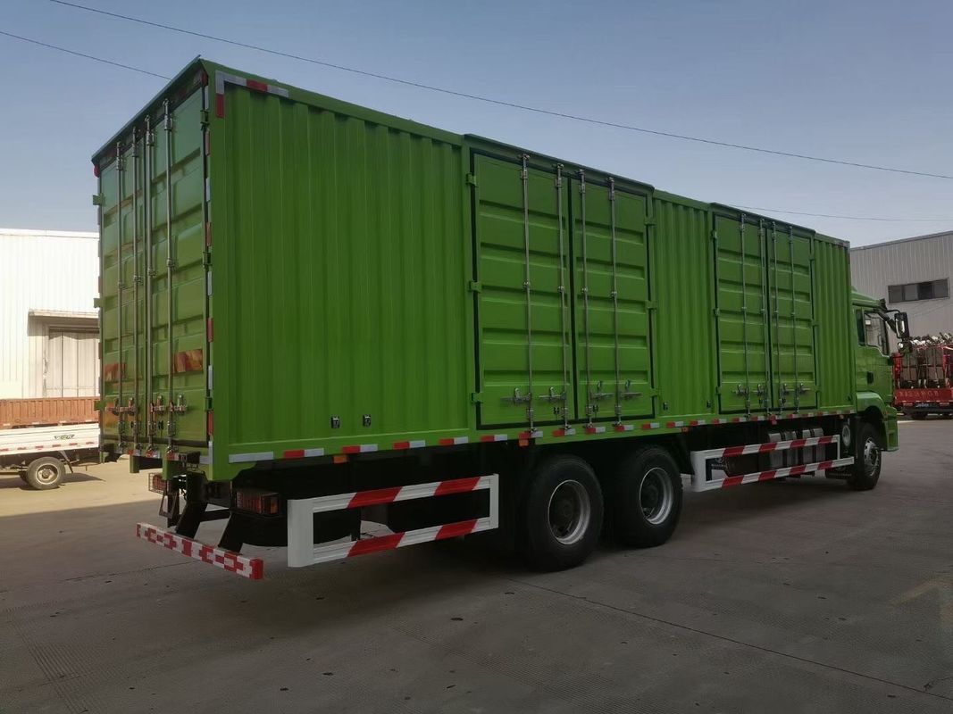 Xe tải hàng hóa màu xanh lá cây 6x4 SHACMAN H3000 Xe tải hàng hóa lớn 340hp Để giao hàng