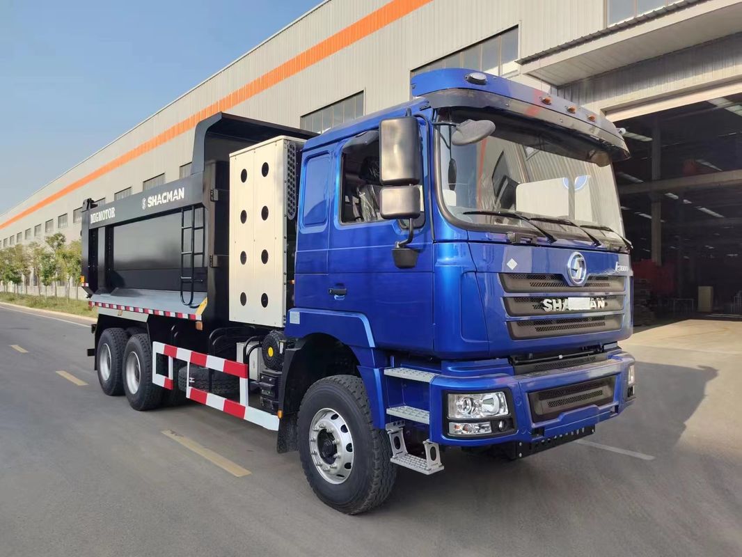 SHACMAN CNG Dump Truck F3000 6x4 380 EuroV xanh
