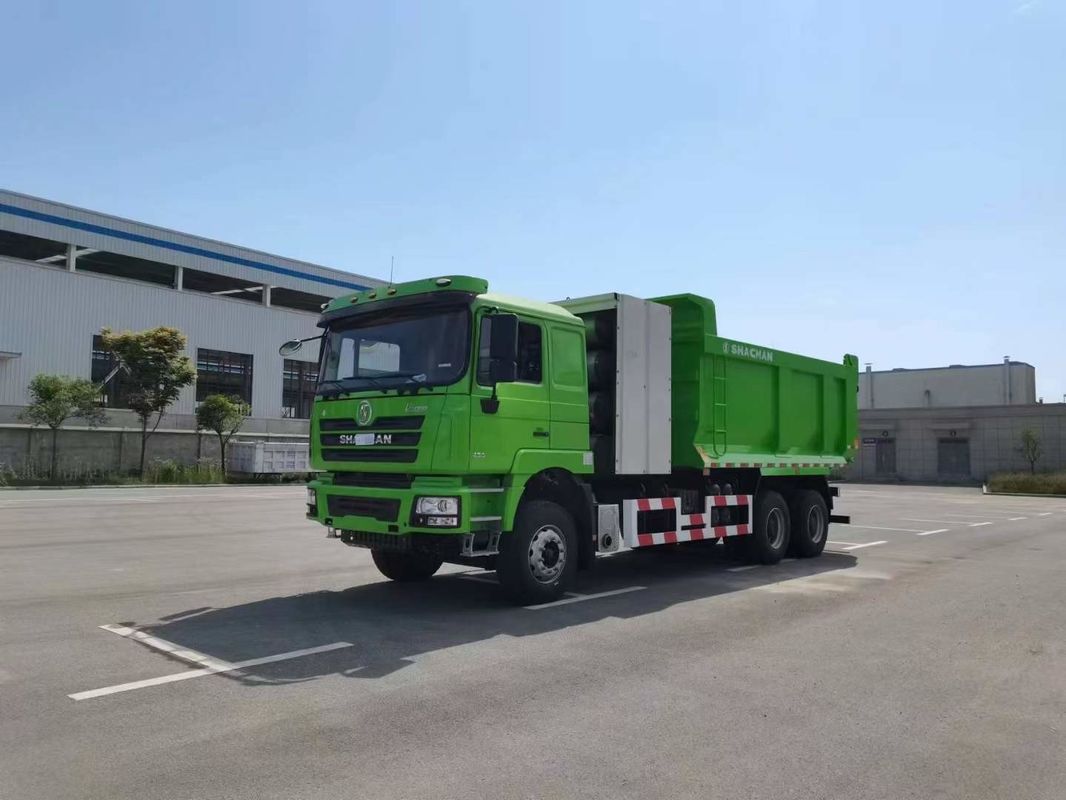 SHACMAN CNG Dump Truck F3000 6x4 375 EuroII Xanh