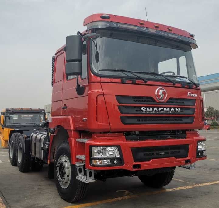 Màu xanh SHACMAN F3000 đầu máy kéo 6x4 460 HP EuroV Shacman đầu máy kéo