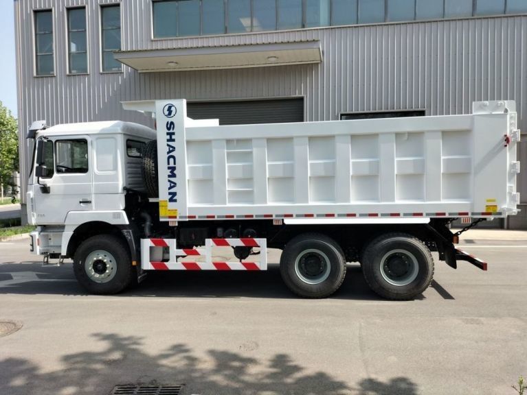 SHACMAN F3000 Dump Truck 6x4 430 Euro II Tipper trắng 10 lốp xe Tipper với 5200