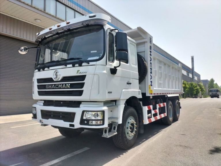 SHACMAN F3000 Dump Truck 6x4 430 Euro II Tipper trắng 10 lốp xe Tipper với 5200
