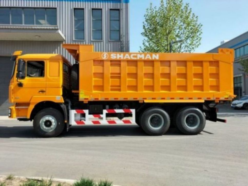 New Heavy Duty SHACMAN F3000 Tipper Dump Truck 6x4 380 EuroII vàng 10 bánh xe