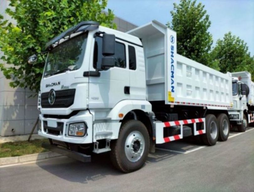SHACMAN F3000 Dump Truck 6x4 WEICHAI động cơ 420hp Euro II trắng Tipper với 10 lốp