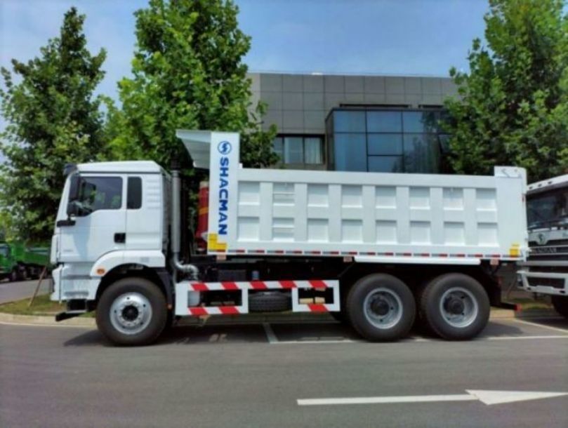 SHACMAN F3000 Dump Truck 6x4 WEICHAI động cơ 420hp Euro II trắng Tipper với 10 lốp
