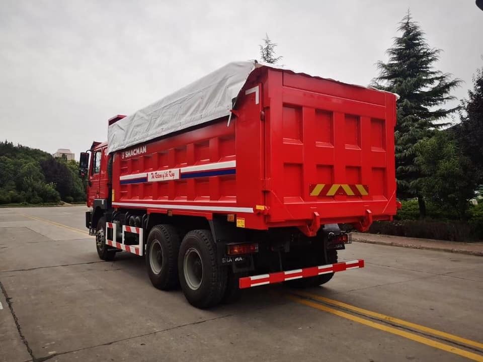 SHACMAN 12Wheels Tipper Truck F3000 6x4 400hp Euro II Đỏ