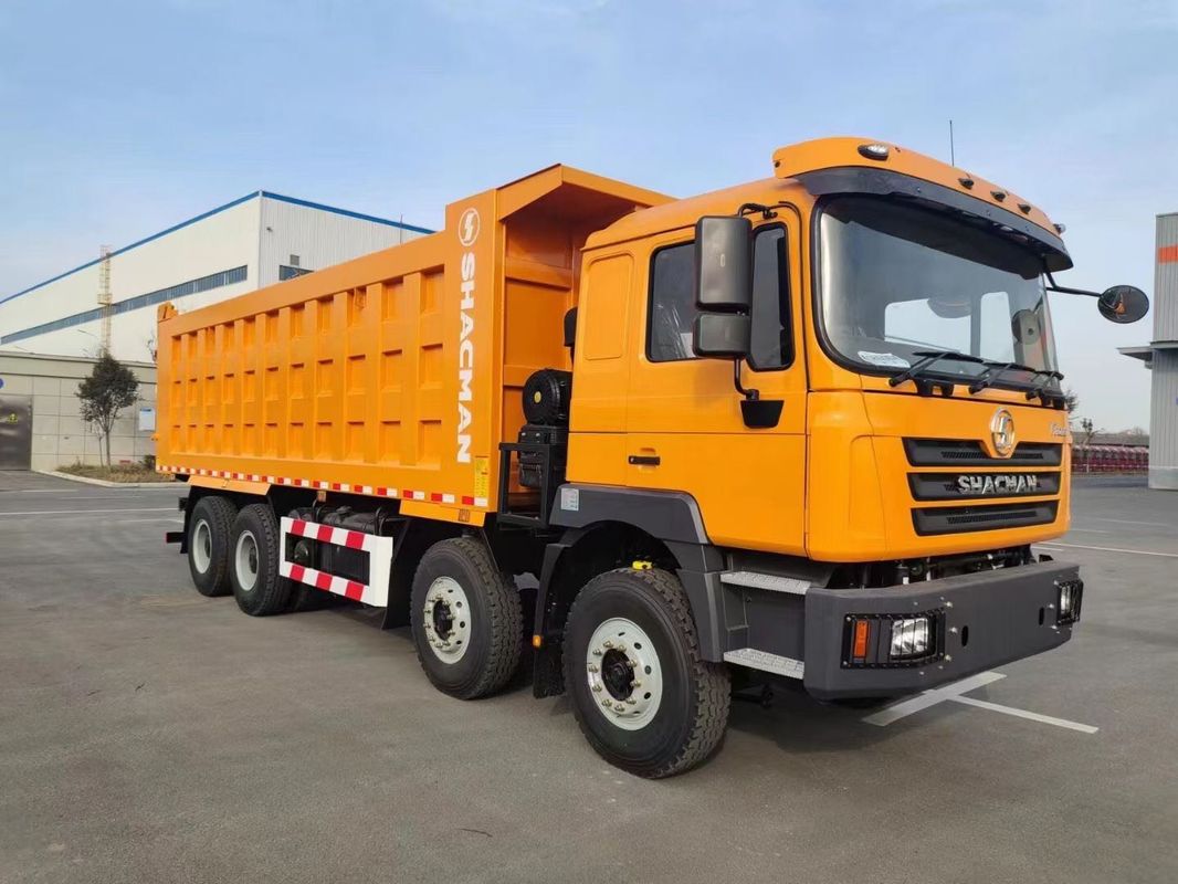 SHACMAN F3000 Tiper Dump Truck 8x4 380hp EuroII Cam 12 bánh xe động cơ WEICHAI