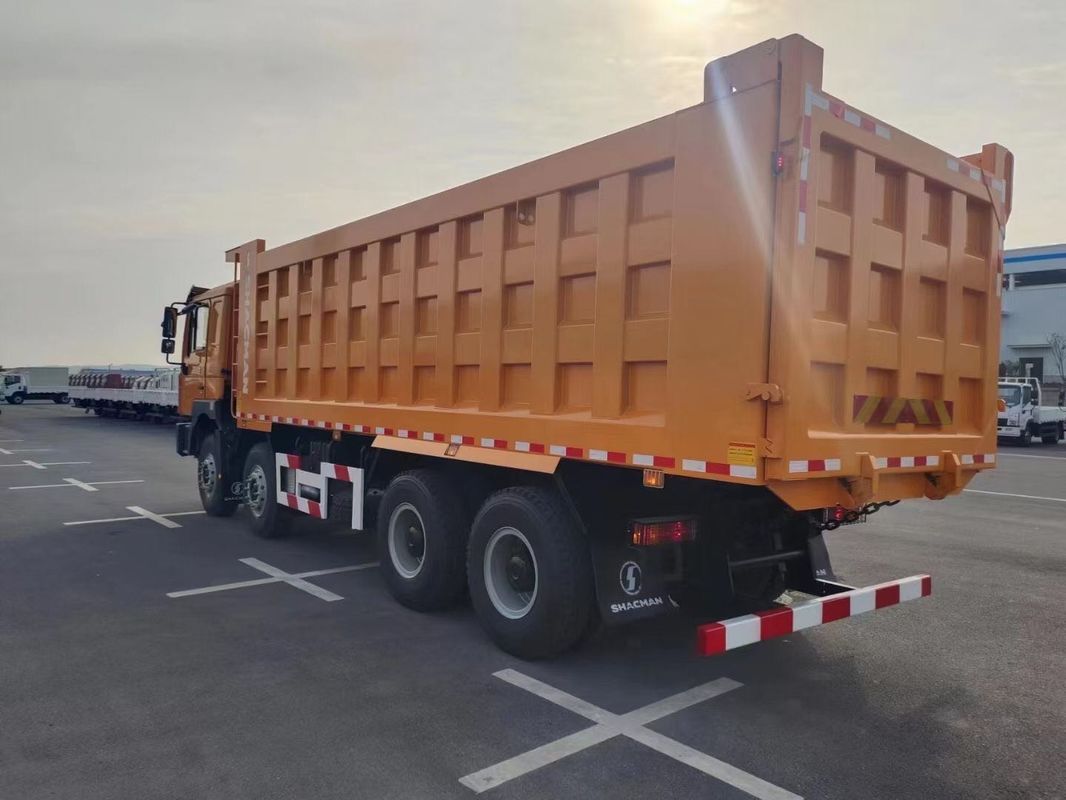 SHACMAN F3000 Tiper Dump Truck 8x4 380hp EuroII Cam 12 bánh xe động cơ WEICHAI