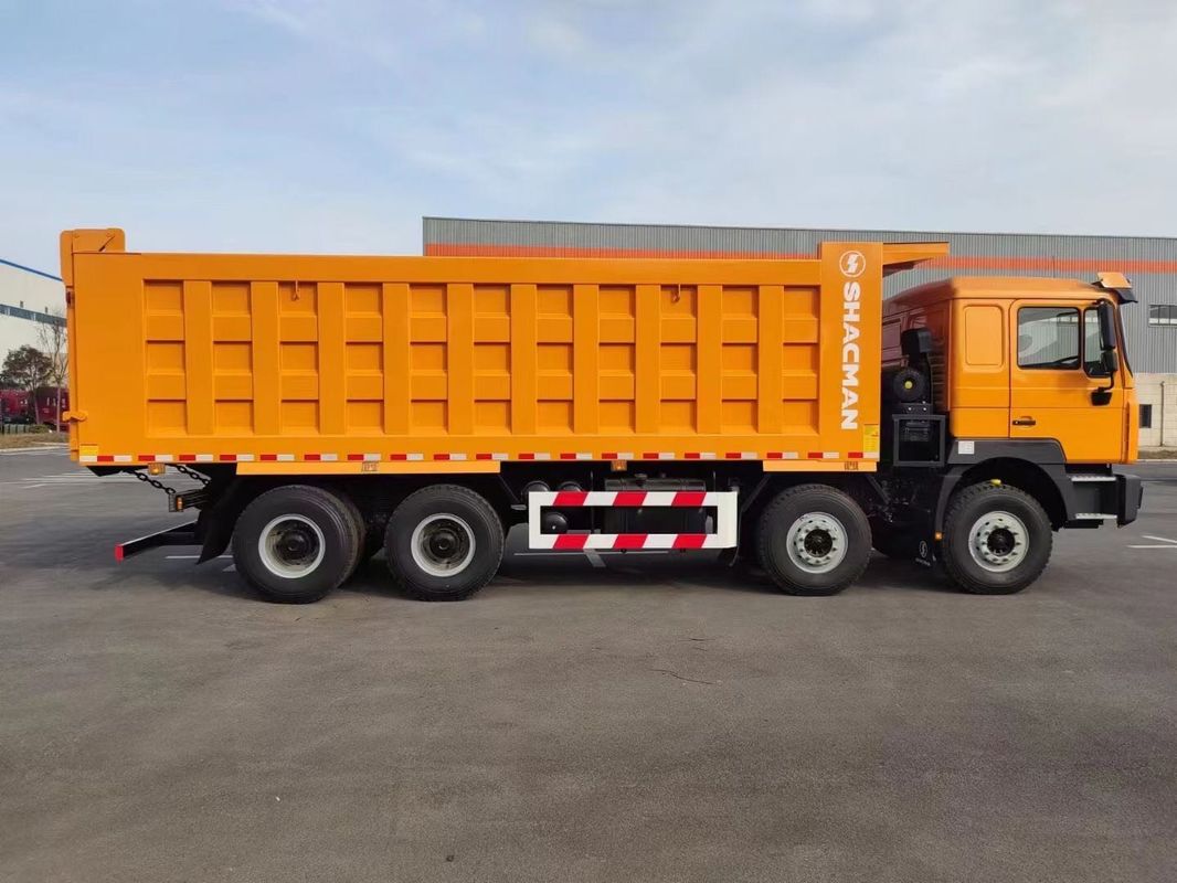 SHACMAN F3000 Tiper Dump Truck 8x4 380hp EuroII Cam 12 bánh xe động cơ WEICHAI
