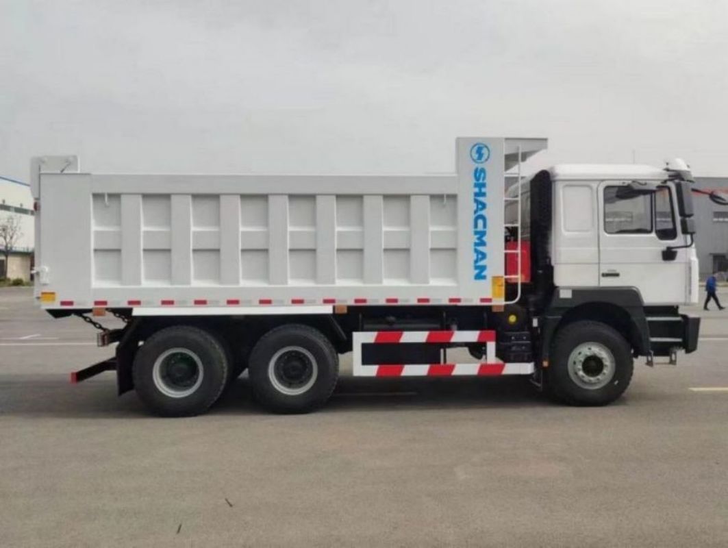 New Heavy Duty 10 Wheels SHACMAN Dump Truck F3000 6x4 340hp Euro II trắng