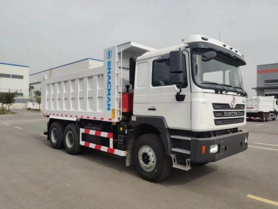 New Heavy Duty 10 Wheels SHACMAN Dump Truck F3000 6x4 340hp Euro II trắng