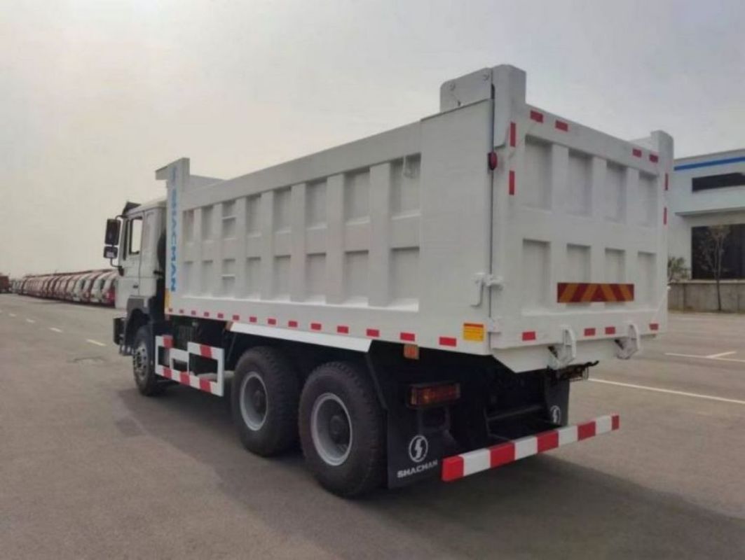 New Heavy Duty 10 Wheels SHACMAN Dump Truck F3000 6x4 340hp Euro II trắng