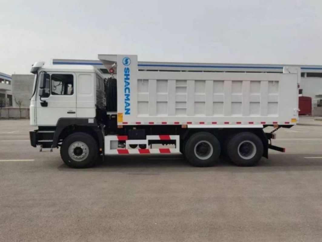 New Heavy Duty 10 Wheels SHACMAN Dump Truck F3000 6x4 340hp Euro II trắng
