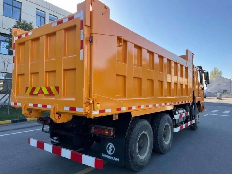 SHACMAN Xuất khẩu Chiếc xe tải F3000 6x4 380 EuroII Màu vàng Kinh nghiệm lái xe sang trọng