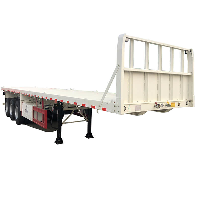 Rơ moóc sàn mở rộng 3 trục CMCC 40 tấn 40ft để bán