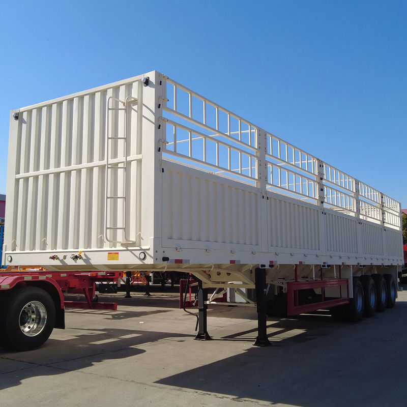 4 axle cao hàng rào bán ốc xe 60 tấn 13 tấn bán vận chuyển xe tải