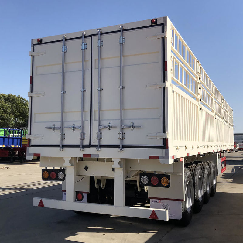 4 axle cao hàng rào bán ốc xe 60 tấn 13 tấn bán vận chuyển xe tải