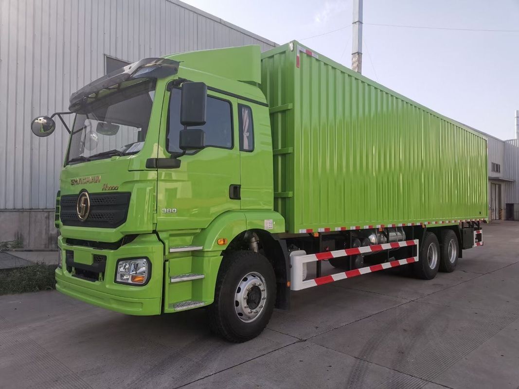 Xe tải hàng hóa màu xanh lá cây 6x4 SHACMAN H3000 Xe tải hàng hóa lớn 340hp Để giao hàng