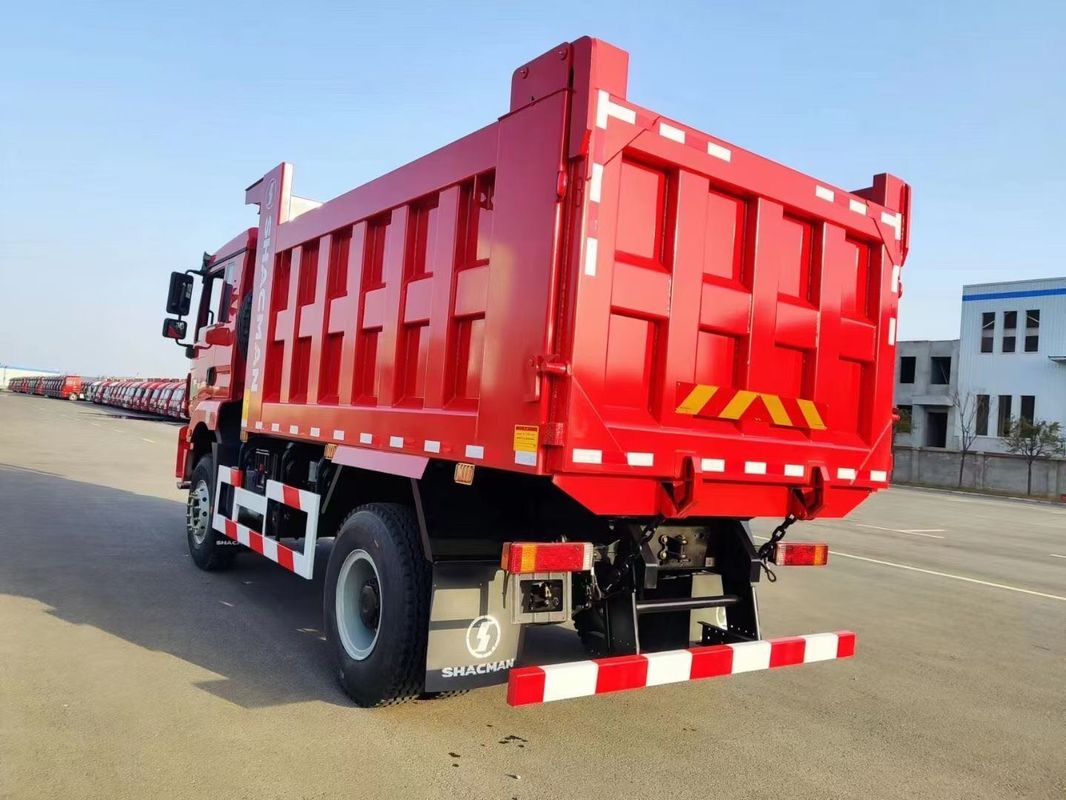 Đỏ SHACMAN xe tải đổ rác nặng 6 bánh xe đổ rác H3000 4x2 300hp Euro II 3800mm