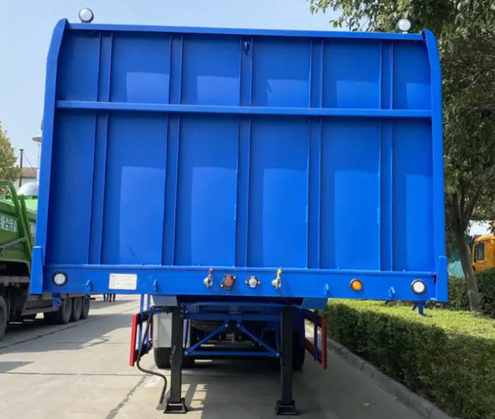CIMC 4 trục bán xe kéo phẳng với tường bên 1000mm xe kéo vận chuyển 40t