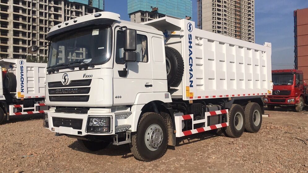 SHACMAN 3 axle tipper dump truck H3000 6x4 400HP EuroII 50Ton 3 axle dump truck