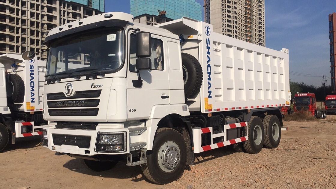 SHACMAN 3 axle tipper dump truck H3000 6x4 400HP EuroII 50Ton 3 axle dump truck