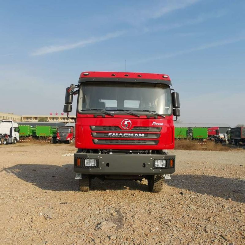 Đỏ SHACMAN F3000 375HP Euro V 6 bánh đầu máy kéo 4x2 động cơ WEICHAI