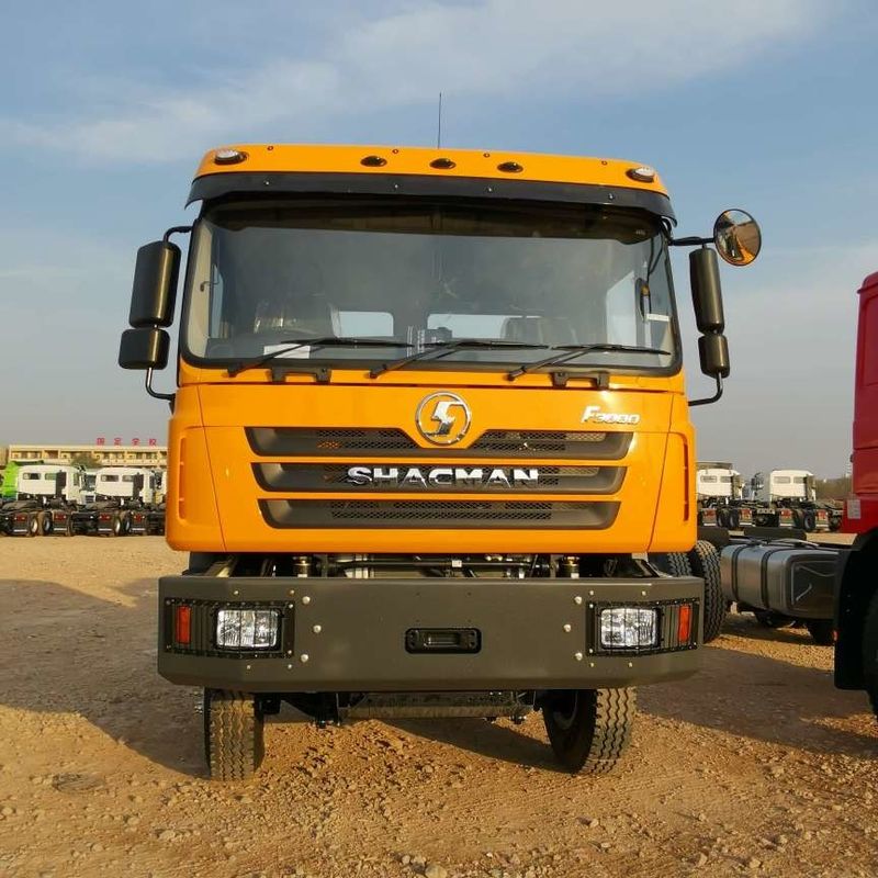 Đỏ SHACMAN F3000 375HP Euro V 6 bánh máy kéo đầu 4x2 động cơ WEICHAI