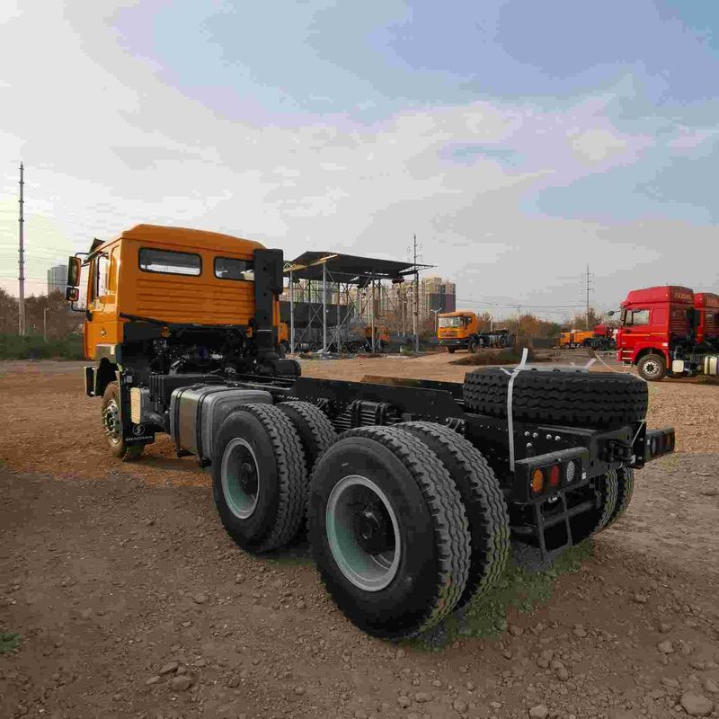 Đỏ SHACMAN F3000 375HP Euro V 6 bánh máy kéo đầu 4x2 động cơ WEICHAI
