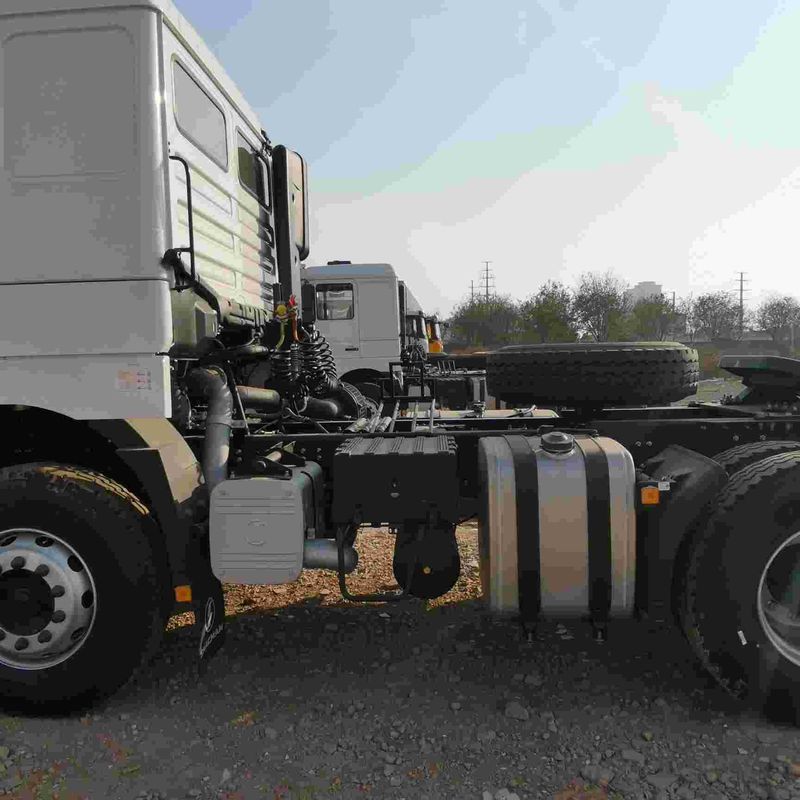 Đỏ SHACMAN F3000 375HP Euro V 6 bánh máy kéo đầu 4x2 động cơ WEICHAI