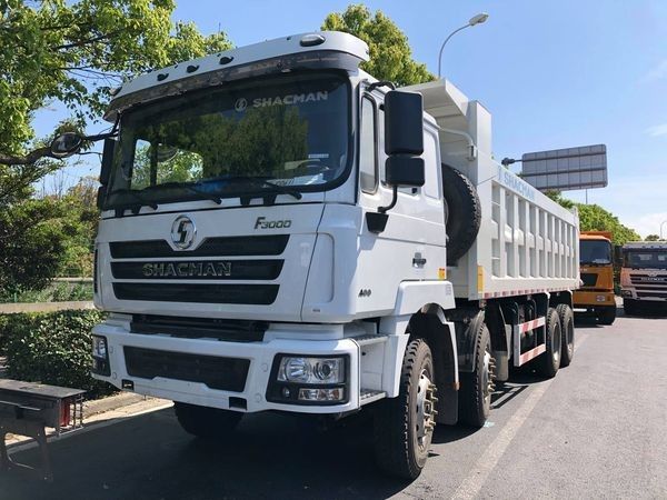 SHACMAN F3000 8x4 380hp EuroV Dump Truck hai tầng trục với động cơ WEICHAI