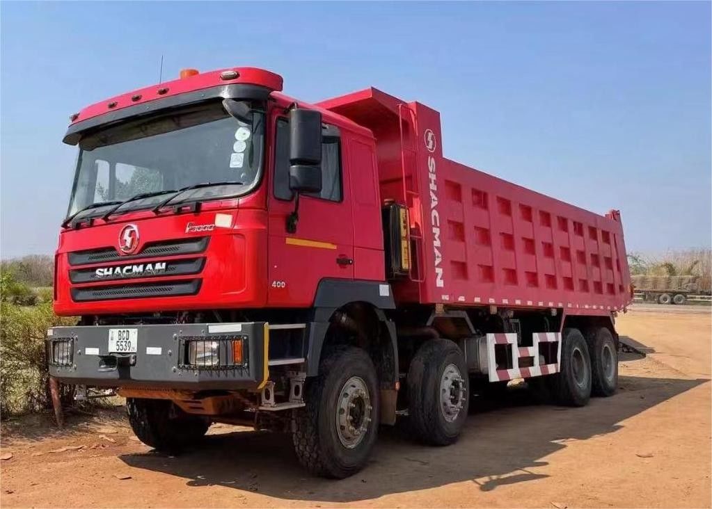 SHACMAN F3000 8x4 380hp EuroV Dump Truck hai tầng trục với động cơ WEICHAI
