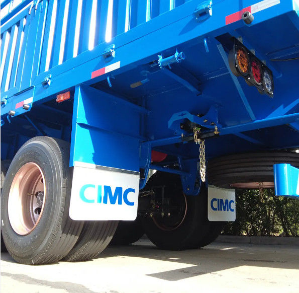 CIMC 3 trục 4 trục hàng rào bán xe kéo 60 80 tấn với container twist lock