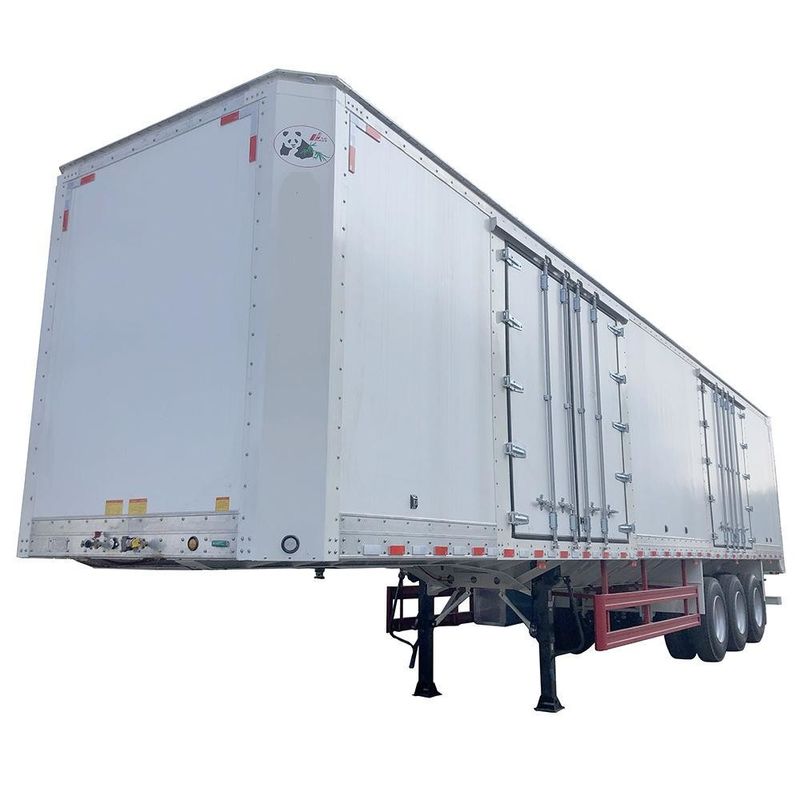 CIMC loại xe tải Semi Box Trailer 3 axle Foot Dry Van Container Semi Trailer