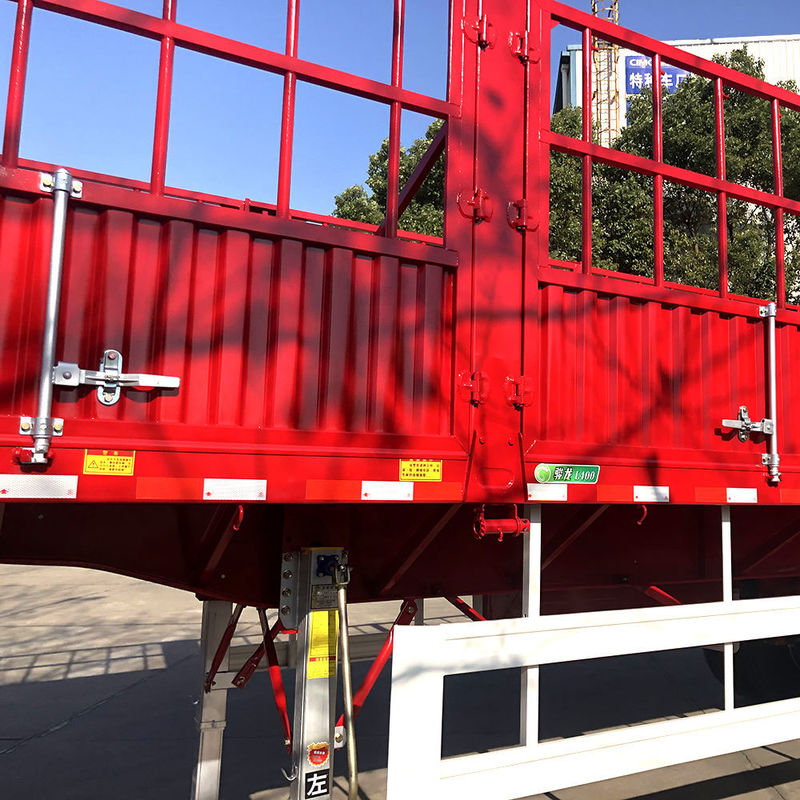 CIMC 3 trục hàng rào Semi trailer 60 tấn với container xoắn khóa SHACMAN hàng rào hàng hóa