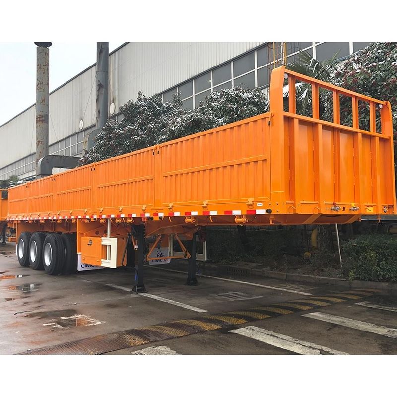 SHACMAN hàng rào CIMC 3 trục hàng rào hàng hóa bán xe kéo 60 tấn với container xoắn khóa