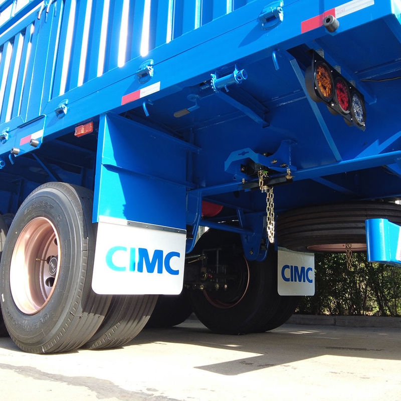 CIMC 3 trục xe tải hàng rào hàng hóa 60 tấn Semi-trailer với container twist lock