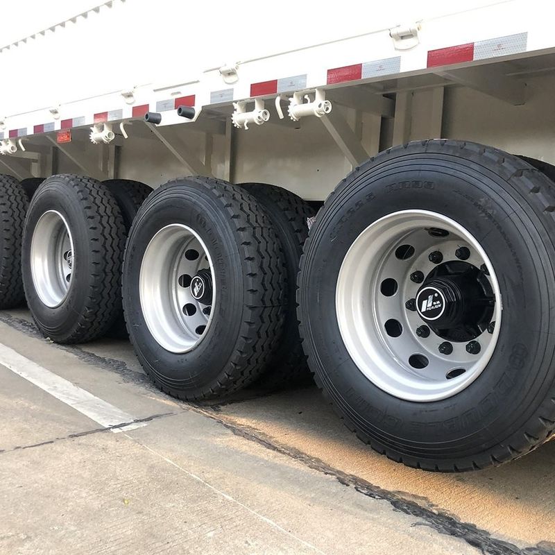 CIMC 3 / 4 trục hàng rào Semi trailer 60 70 tấn hàng rào xe tải SHACMAN