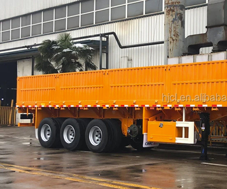 SHACMAN hàng rào CIMC 3 trục hàng rào hàng hóa bán xe kéo 60 tấn với container xoắn khóa