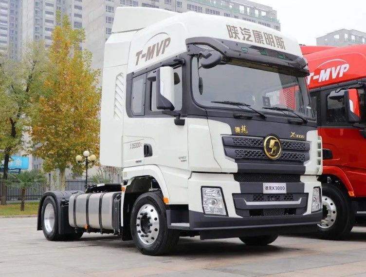SHACMAN 6 bánh xe X3000 4x2 máy kéo lái xe trái 420hp xe kéo hai người ngủ cho Algeria